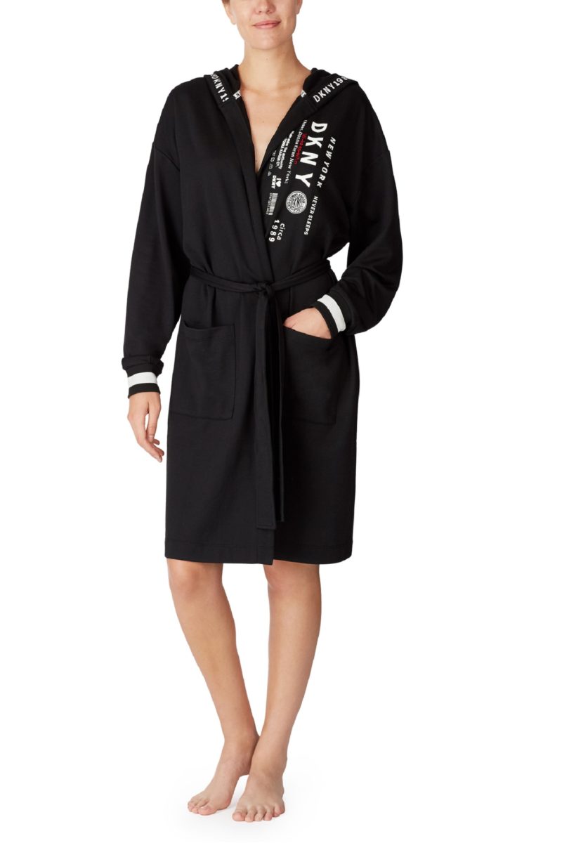 dkny, 2919416, 001, szlafrok