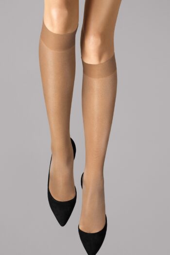 Wolford, podkolanówki, Satin Touch 20, 31206, 4004 caramel