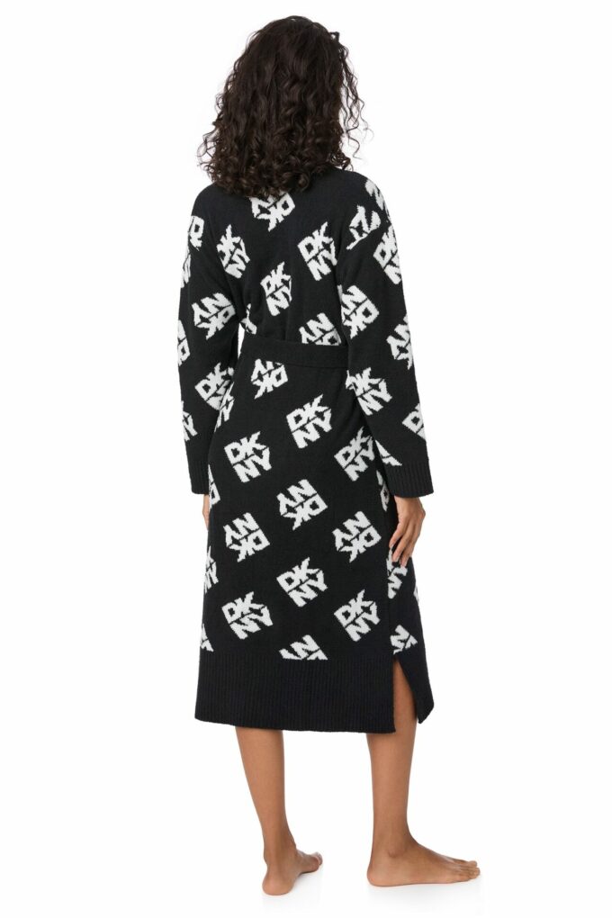 Szlafrok długi, DKNY, YI10079, 002