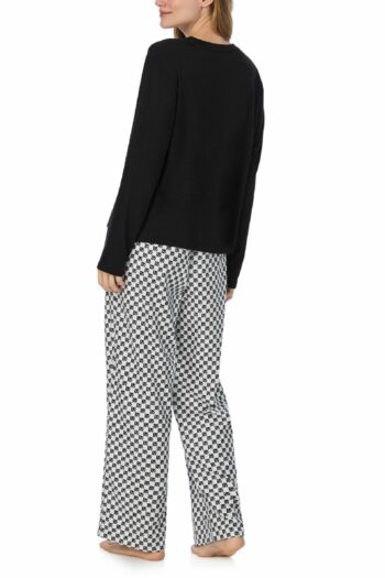 Piżama damska, DKNY, YI80064, BLACK, 004