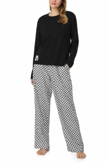 Piżama damska, DKNY, YI80064, BLACK, 004